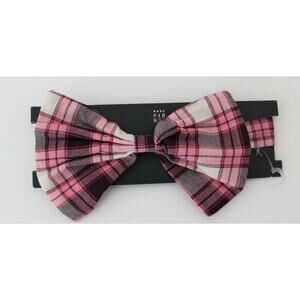 BABY GAP Girl Toddler Bow Headband Hair Band Accessories White/Pink OS NEW